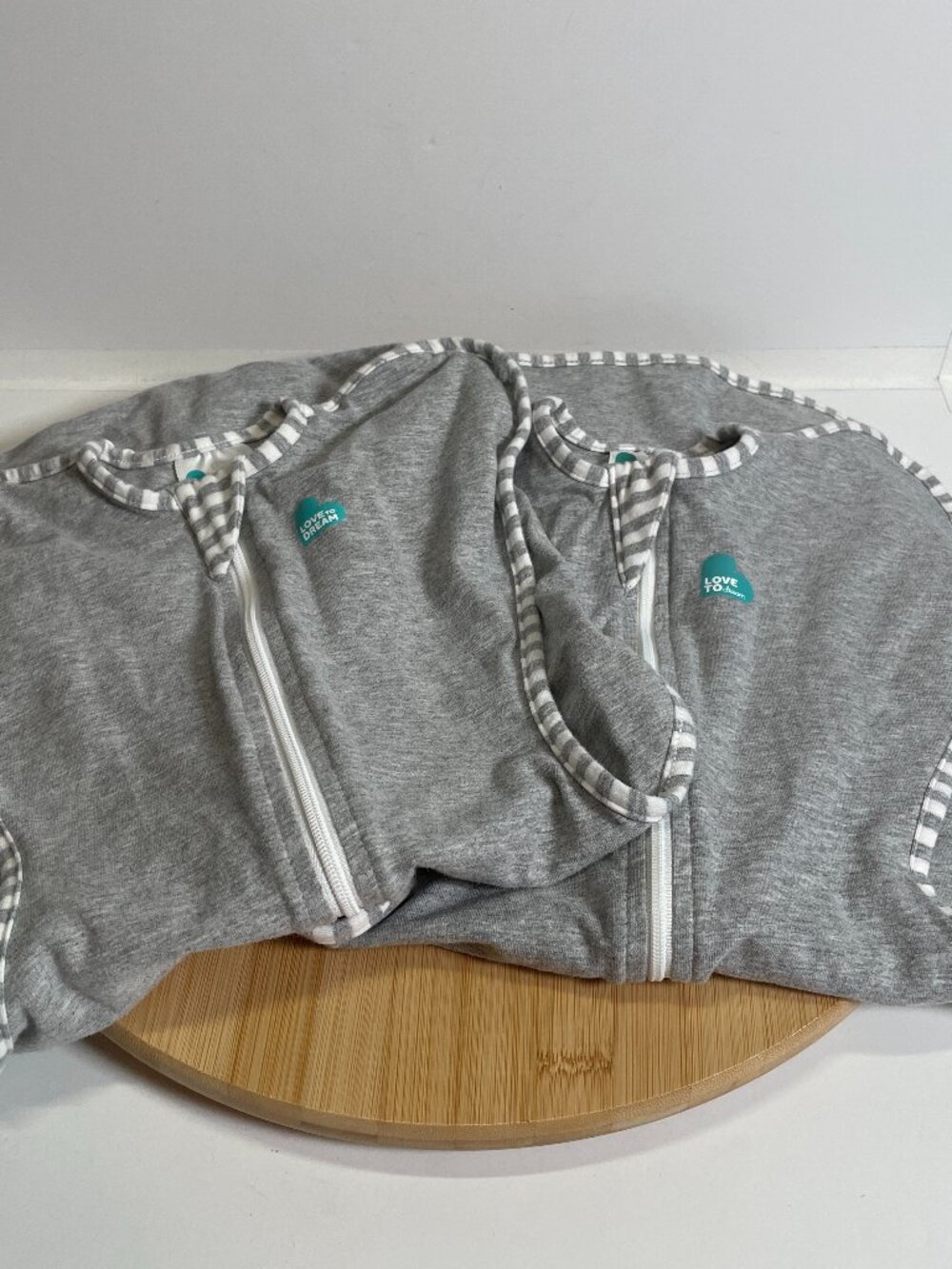 Love to Dream Small Swaddle Up Original Gray 1.0 TOG Cotton Sleep Sack